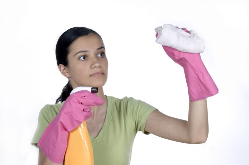 Professional cleaning of an armchair upholstery in West Hampstead